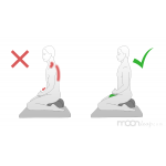 Meditation hand support cushion Meditation hand support cushion