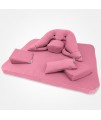 Meditation Cushion, Mat, wedges and hand cushion set