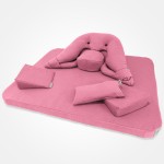Meditation Cushion, Mat, wedges and hand cushion set