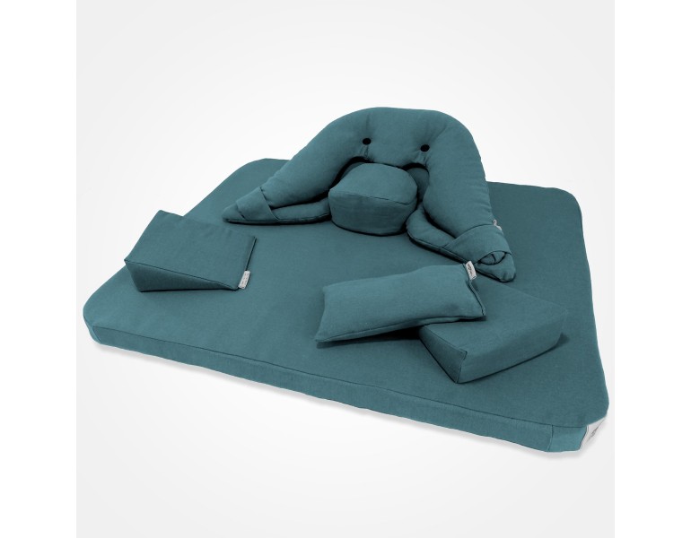 Meditation Cushion, Mat, wedges and hand cushion set