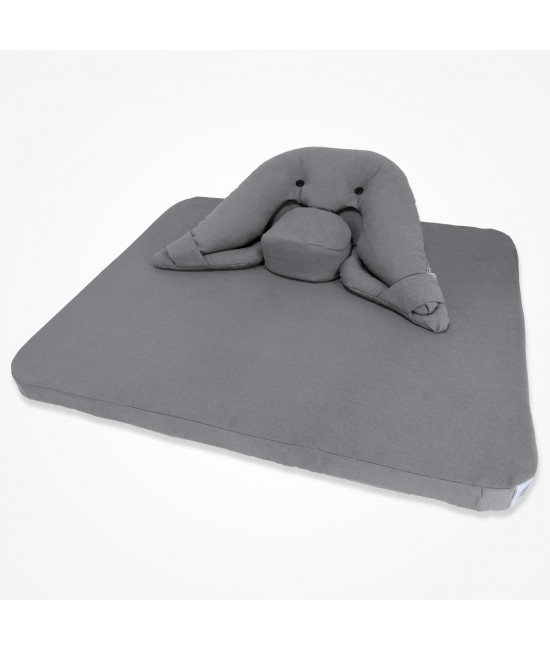 Large Meditation Cushion and Mat Set